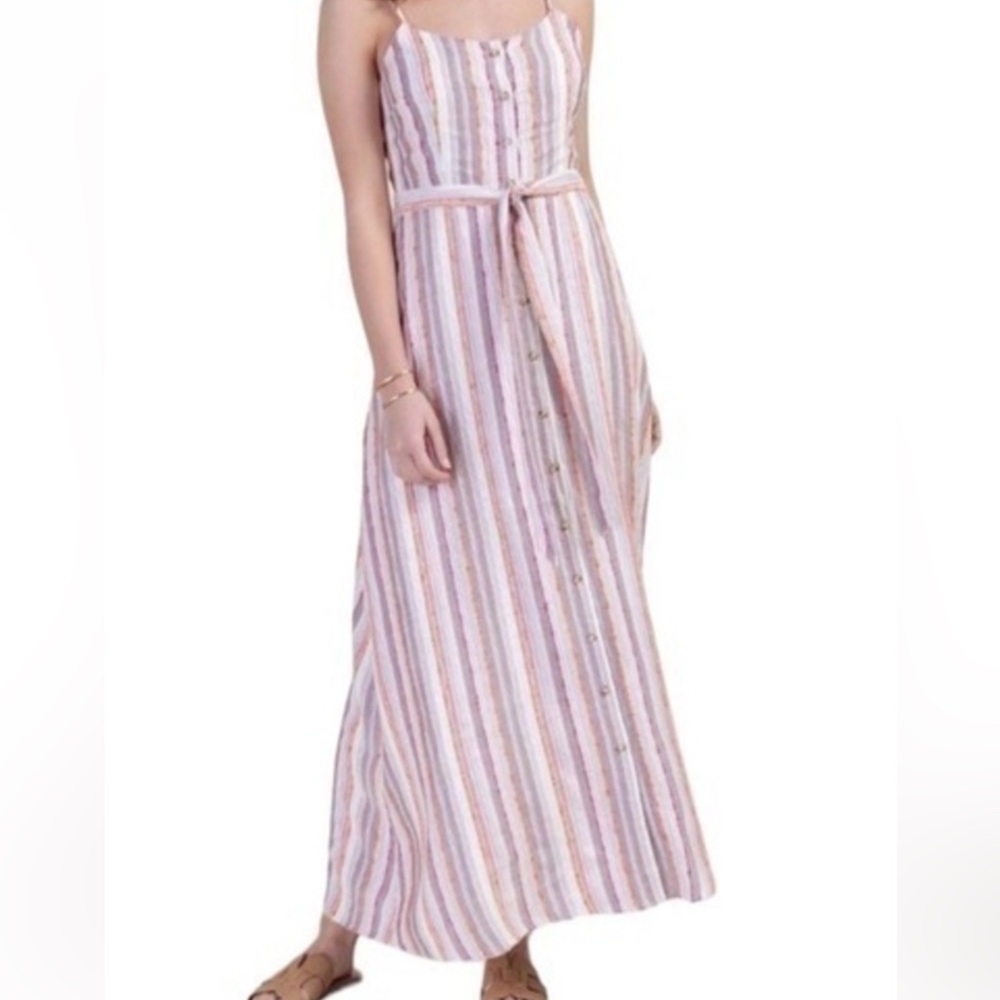 Harper Heritage Striped Maxi Dress xs